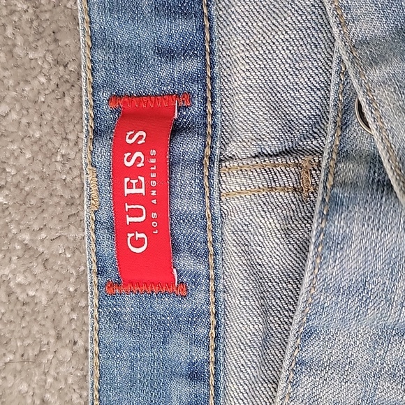 Guess jeans. Del Mar style, straight fit. Women's size 38x32 - Picture 2 of 4
